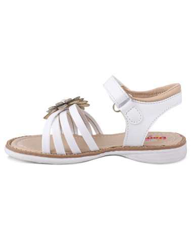 Sandalia Huarache Niña Dominiq 7082 Flor y velcro