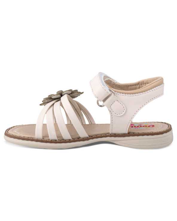 Sandalia Huarache Niña Dominiq 7082 Flor y velcro