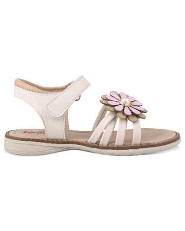 Sandalia Huarache Niña Dominiq 7082 Flor y velcro