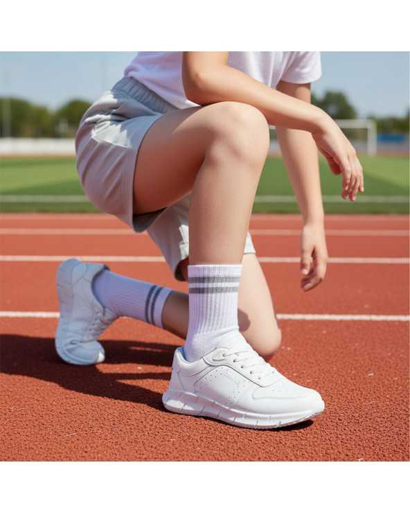 Tenis de Piel Deportivo Escolar infantil Dominiq 4345 Unisex