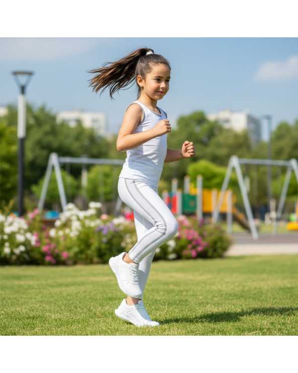 Tenis de Piel Deportivo Escolar infantil Dominiq 4345 Unisex