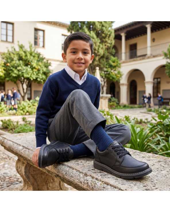 Zapato Escolar Casual para Niño Rokino 3136 abrochado Agujeta
