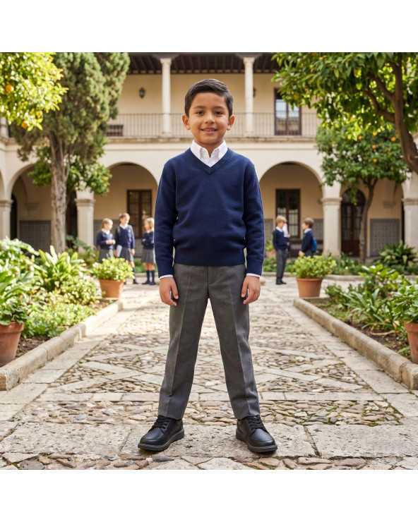 Zapato Escolar Casual para Niño Rokino 3136 abrochado Agujeta