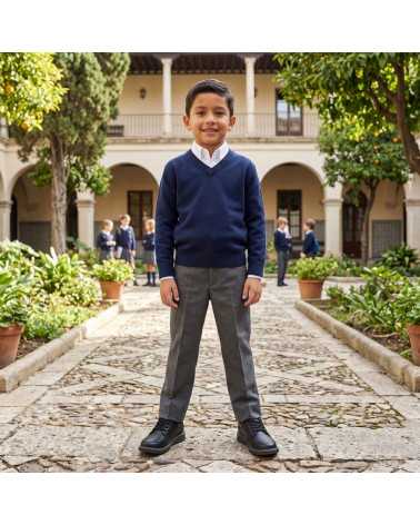 Zapato Escolar Casual para Niño Rokino 3136 abrochado Agujeta