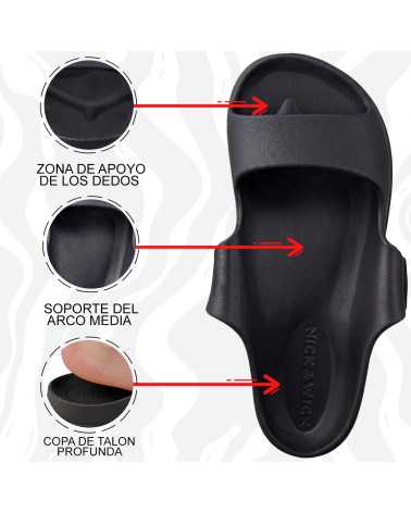 Sandalia Chancla Unisex Nick & Wick 801 de Eva