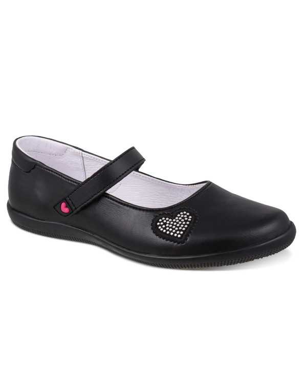 Zapato Escolar Para Niña y Jovencita Dominiq 2322 con Arco y Velcro