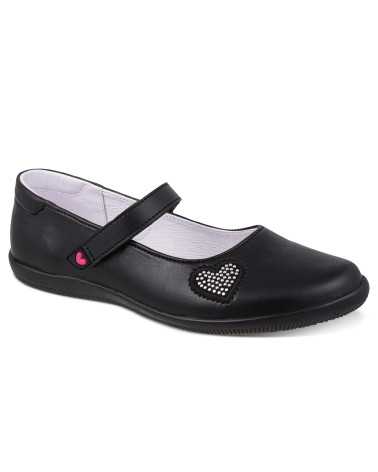 Zapato Escolar Para Niña y Jovencita Dominiq 2322 con Arco y Velcro