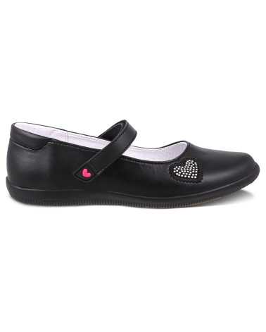 Zapato Escolar Para Niña y Jovencita Dominiq 2322 con Arco y Velcro