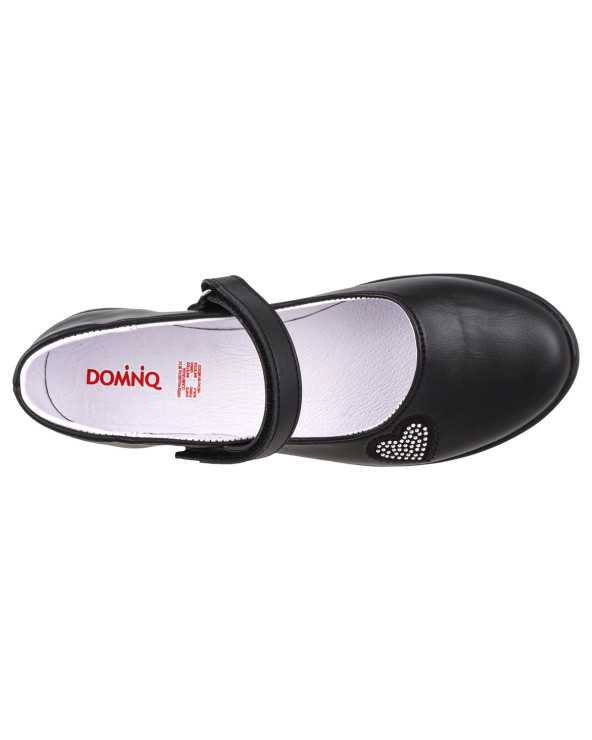 Zapato Escolar Para Niña y Jovencita Dominiq 2322 con Arco y Velcro