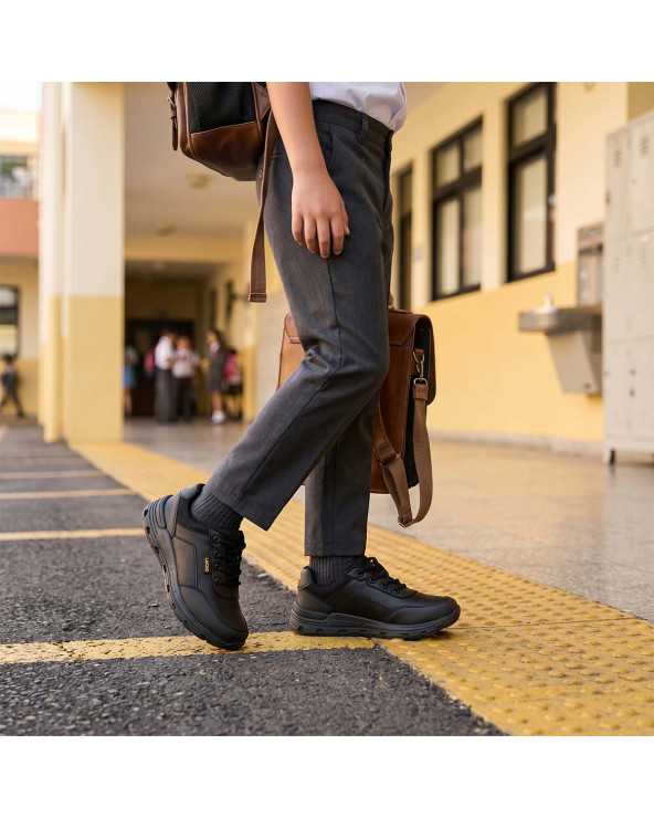 Zapato Escolar para Niño Lucho 3523 - Cómodo tipo Tenis