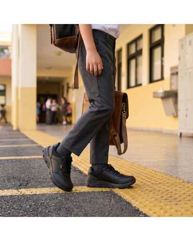 Zapato Escolar para Niño Lucho 3523 - Cómodo tipo Tenis