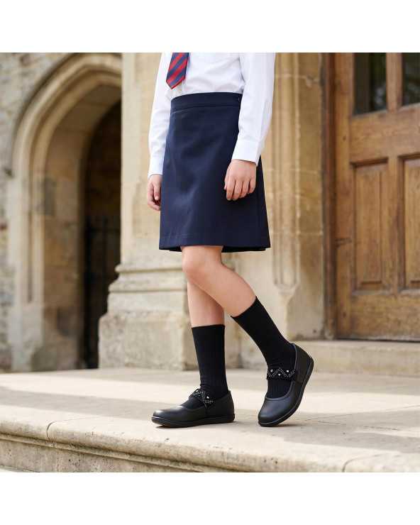 Zapato Escolar Casual Niña y Jovencita Dominiq 686 con Arco y elástico