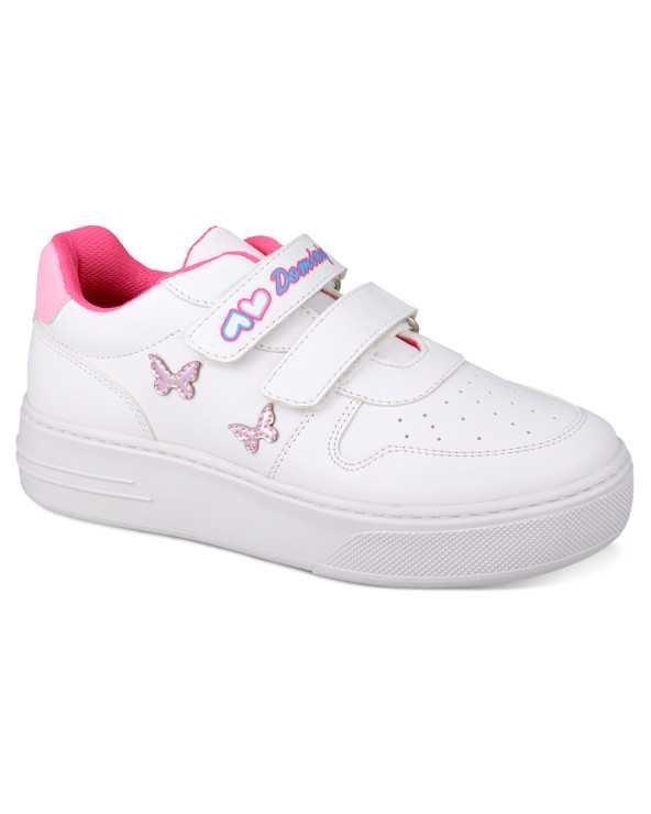Tenis de Niña y Jovencita Dominiq 2462 Látigo en velcro