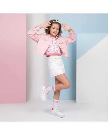 Tenis de Niña y Jovencita Dominiq 2462 Látigo en velcro