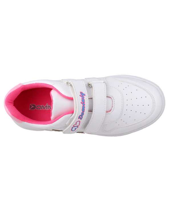 Tenis de Niña y Jovencita Dominiq 2462 Látigo en velcro