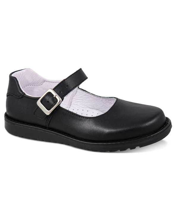 Zapato Escolar de Piel Niña y Jovencita Rokino 3631 con Arco y Hebilla