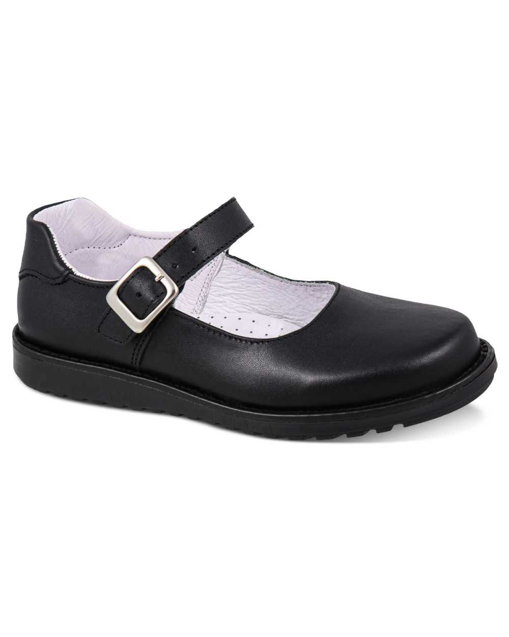 Zapato Escolar de Piel Niña y Jovencita Rokino 3631 con Arco y Hebilla