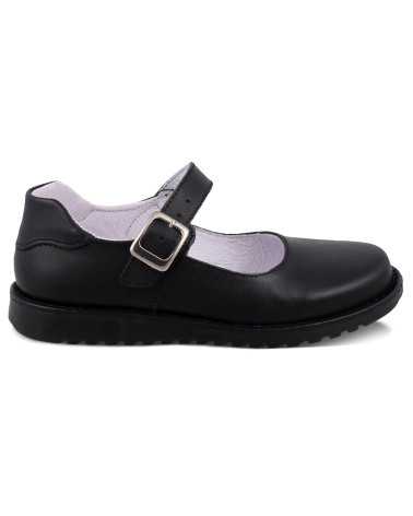 Zapato Escolar de Piel Niña y Jovencita Rokino 3631 con Arco y Hebilla