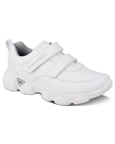 Tenis Escolar Deportivo Niña Dominiq 3602 Abrochado fácil