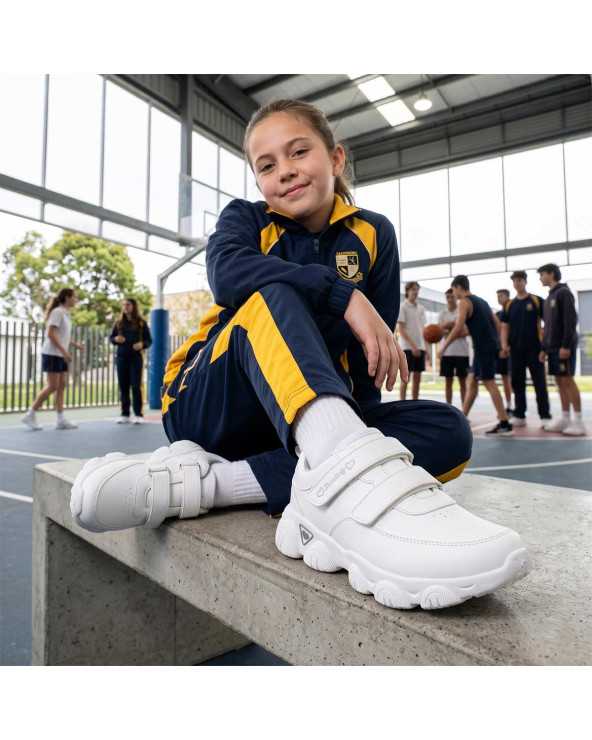 Tenis Escolar Deportivo Niña Dominiq 3602 Abrochado fácil