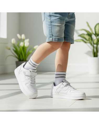 Tenis Escolar Casual Niño Rokino 2451 con Elástico y Velcro