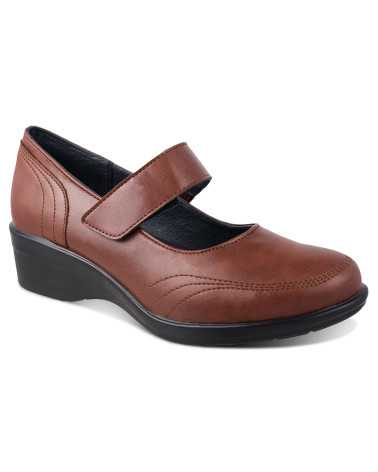 Zapato de Confort Dama QDi 2931 con Velcro Tipo Mary Jane