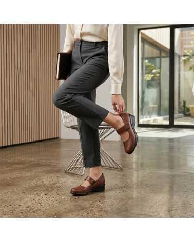 Zapato de Confort Dama QDi 2931 con Velcro Tipo Mary Jane