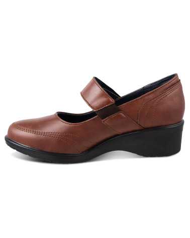 Zapato de Confort Dama QDi 2931 con Velcro Tipo Mary Jane