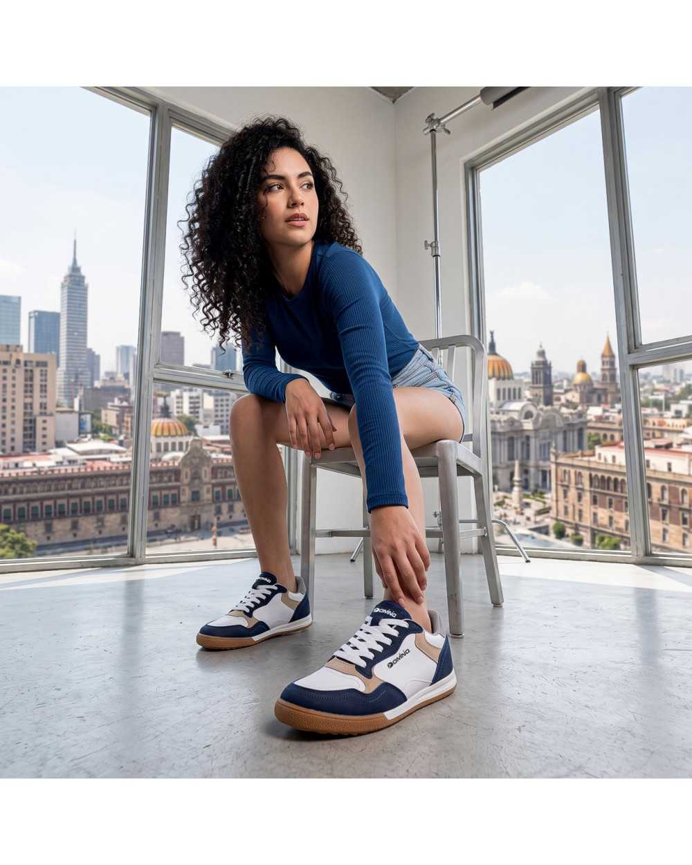 Tenis casual Dama Dominiq 101 Sneaker Ligeros