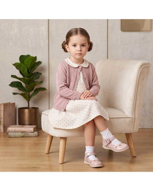 Zapato de Vestir Fiesta Ceremonia Niña Lucho 155 con Hebilla