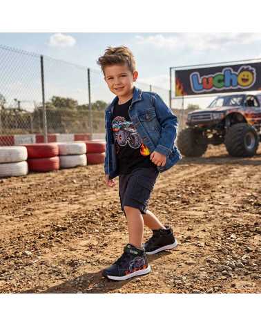 Tenis Bota Niño 1 a 7 Años Lucho 2086 Monster Truck