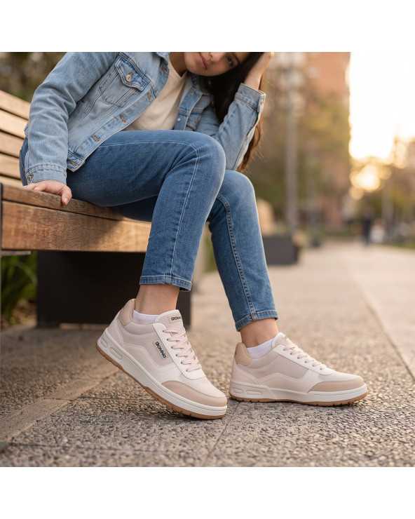 Tenis sneaker Moda Femenina Dominiq 5261 Agujeta