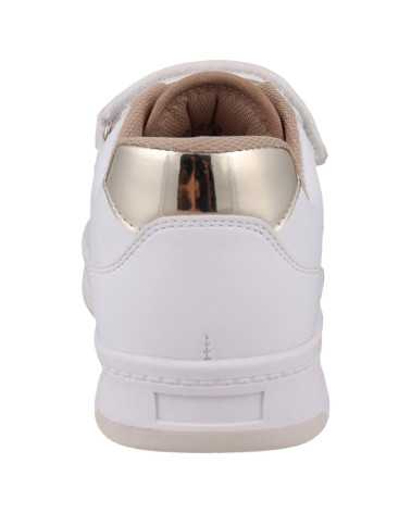 Tenis Casual Niña Dominiq 2973 Látigo velcro Detalle Dorado
