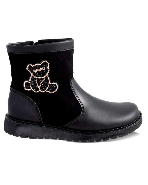 Bota para Niña marca Lucho Mod. 295 con Oso brillante